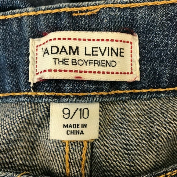 Adam Levine Womens Mid Rise Regular Boyfriend Casual Blue Denim Jeans Size 9/10 - Picture 5 of 7